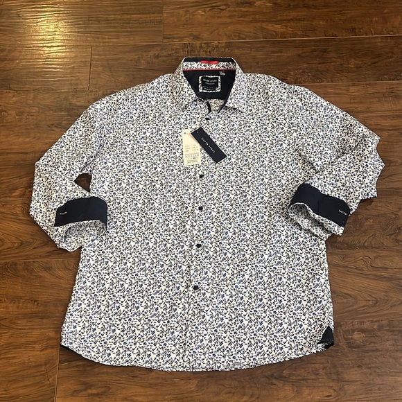 Silver Stone Other - NWT Men's Silver Stone Collection Modern Fit Cotton Blend Shirt, Sz. XXL.